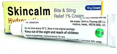 2 X Skincalm 10g Bite And Sting Relief 1% Cream • £6.40