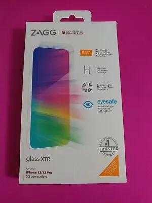 $14.95 • Buy IPhone 13 13 Pro Screen Protector ZAGG Glass XTR Invisible Shield NEW - SEE PICS
