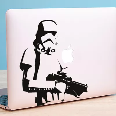 STORM TROOPER Apple MacBook Decal Sticker Fits All MacBook Models • £4.99