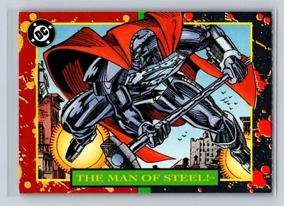 1993 Skybox DC Comics BLOODLINES  The Man Of Steel!  Promo Card #P1 • $1.88