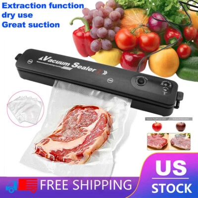 $8.89 • Buy Vacuum Sealer Machine Food Preservation Storage Saver Automatic / Seal Bag