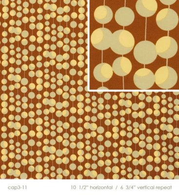 $4.99 • Buy Amy Butler Midwest Modern Martini Brown Quilt Fabric BHY