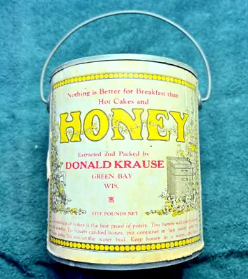 Vintage Pure Honey  Tin Can • $28.50