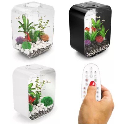 £174.99 • Buy Oase BiOrb Life 15 Aquarium Fish Tank MCR LED Light Filter Black White Clear 15L