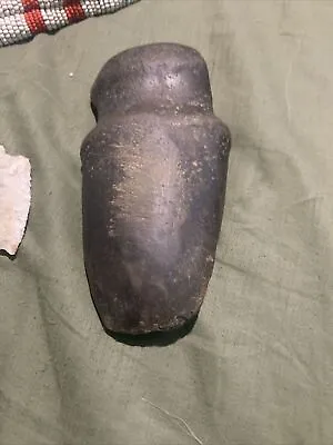 Authentic Native American Indian Artifact Stone Axe ~ Rare Find ~ Full Groove • $150