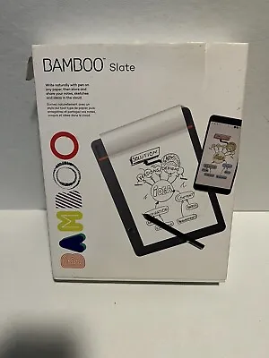 Wacom Bamboo Slate Small Drawing Tablet Paper Pad Stylus CDS610 Folio Smartpad • $110