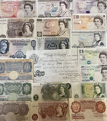 Great Britain - Uk - English Banknotes - Choice Of Note And Style • $19.90