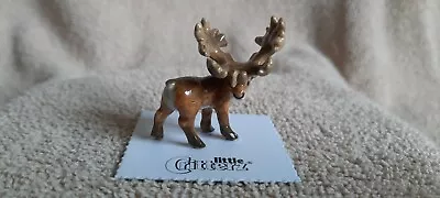 LITTLE CRITTERZ Caribou Reindeer  Santa  Miniature Figurine New FREE SHIP LC151 • $12.99