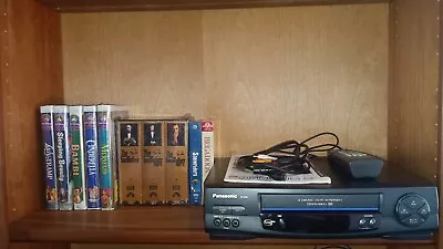 Panasonic VCR VHS Player PV-9451 Omnivision W/ 13 Unopened VHS • $20.50