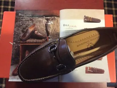 New Men's Martin Dingman “Bill Collection” Horsebit Loafer W/ VIBRAM Sole Sz 8.5 • $249