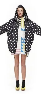 Gorman Black & White Polka Dot Raincoat Size S/m - New • $94.99