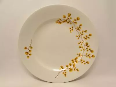 Maidenhair Fern Yellow By Martha Stewart Dinner Plate Yellow Fern Leaves White • $11.19