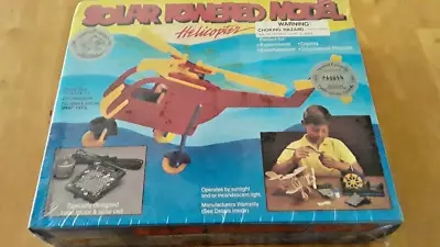 $29 • Buy Solar Powered Model Wood Helicopter New Factory Sealed 1993 SUN-MATE CORPORATION