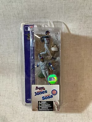 CHIPPER JONES Atlanta Braves SAMMY SOSA Chicago Cubs 3  McFarlane Figures NEW • $16.95