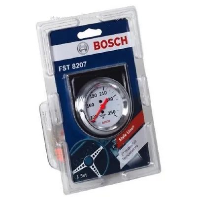 Bosch Style Line 2  Mechanical Water/Oil Temp Gauge FST8207 - LCT D6 D7 • $33.74