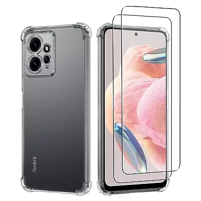 Redmi Note 12 4G 12 Pro 12  Plus Phone Case Transparent Back Cover For Xiaomi • £5.95