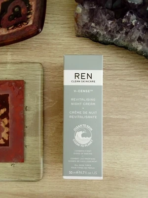 £22 • Buy New And Boxed - REN Clean Skincare - V - Cense Revitalising Night Cream - 50ml