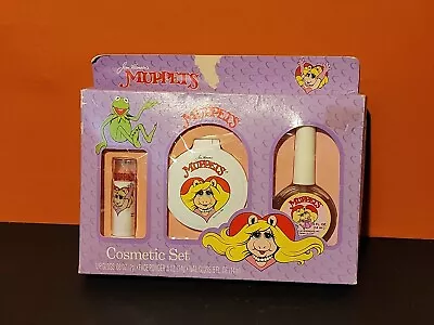 Rare Vintage 1988 Jim Henson Miss Piggy Muppets Cosmetic Set ~ New Old Stock NIB • $49.99