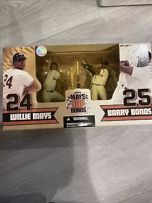 McFarlane MLB  Giants Of The Homerun  Willie Mays  660  Barry Bonds 2-Pack • $21