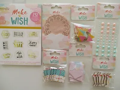 Make A Wish Birthday Theme Stickers & Embellishments - Design Choice • £1.49