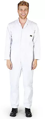 Mens Premium Long Sleeve Coverall Overall Boilersuit Mechanic Protective Work • $44.90