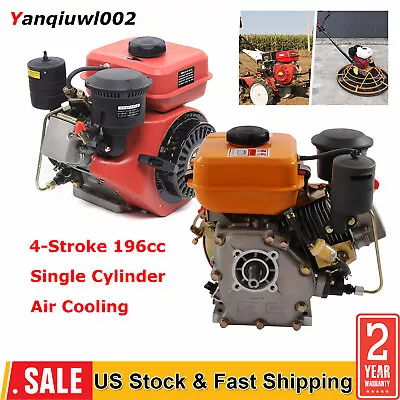 Diesel Engine Motor Single Cylinder Air Cooled For Small Agricultural Machinery • $197.60