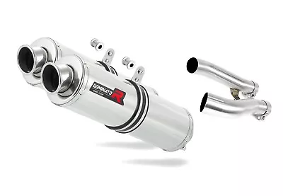 Exhaust Silencer Muffler DOMINATOR ROUND YAMAHA XJR 1200 95-98 + DB KILLER • $398