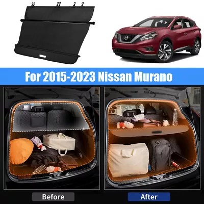 Fits 15-23 Nissan Murano Retractable Cargo Cover W/ Extra Security Luggage Shade • $86.99