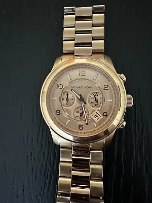 Michael Kors MK8096 50mm Rose Gold Stainless Steel Case With Rose Gold Stainless • $160