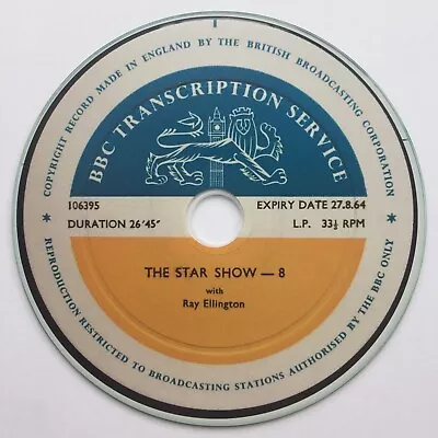 BBC Transcription The Star Show - 8. Ray Ellington Maureen Evans On CD • £5.95