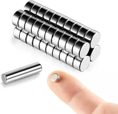 40Pcs 6*3Mm Small Magnets For Crafts -  Mini Magnets Tiny Magnets - Little Butto • $10.95