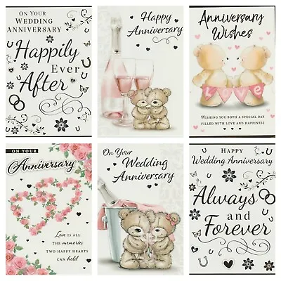Anniversary Card ~ Happy Wedding Anniversary ~ On Your Wedding Anniversary • £1.79