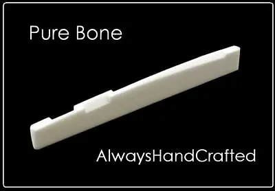 AlwaysHandCrafted Compensated BONE SADDLE For MARTIN Acoustic Guitar • $12.99