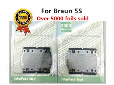 2x 5S 616 Foil Screen Compatible Braun Travel Twist P50 P70 P80 P90 550 555 M30  • $5.73