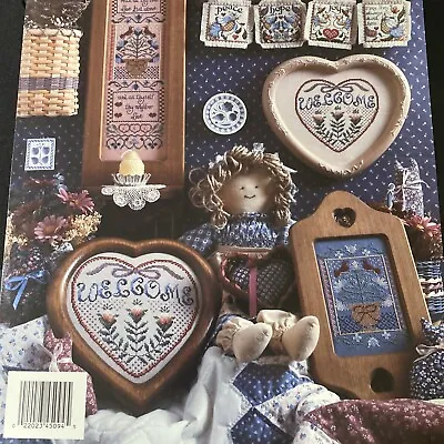 $2.50 • Buy “WELCOME NEIGHBORS” Pennsylvania Dutch Counted Cross Stitch Pattern Booklet NEW