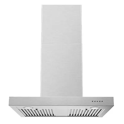 30in 900CFM Wall Mount T-Shape Range Hood Stainless Steel Stove Vent 3-Speed LED • $199.99