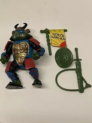 Vintage 1990 Teenage Mutant Ninja Turtles Leo The Sewer Samurai - Complete • $19.54