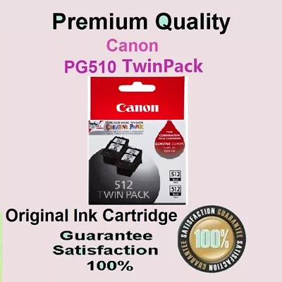 Genuine PG510 TwinPack For CANON PIXMA MX350 MX360 MX410 MX420 MP240 MP250 MP270 • $47.50