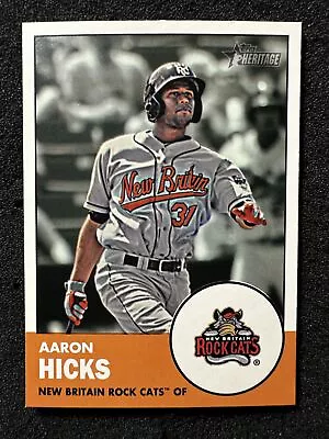 AARON HICKS #24 2012 Topps Heritage Minor League Edition Rookie/Prospect QTY • $1.59