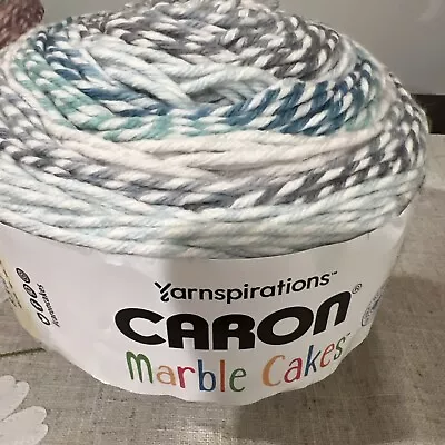 New Caron Marble Cakes Yarn Blue Velvet 8.5 Oz Each (SHV10A) • $12