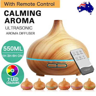 Aroma Aromatherapy Diffuser LED Oil Essential Ultrasonic Air Humidifier Purifier • $21.69