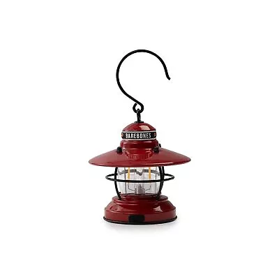 Barebones Edison Mini Lantern - Vintage Adjustable Camping Light Red • $64.27