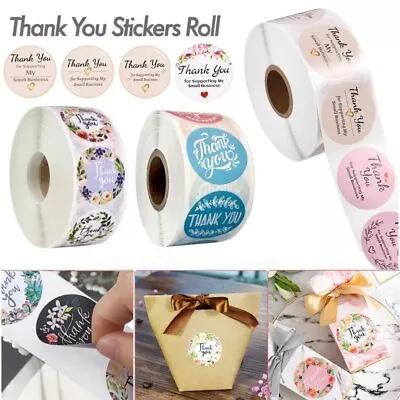 1.0/1.5” 500 Thank You Stickers Thank You For Supporting Small Business Labels • $9.69