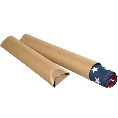 Crimped End Mailing Tubes 4  X 15  Kraft 15/Case (S4015K) • $51.81