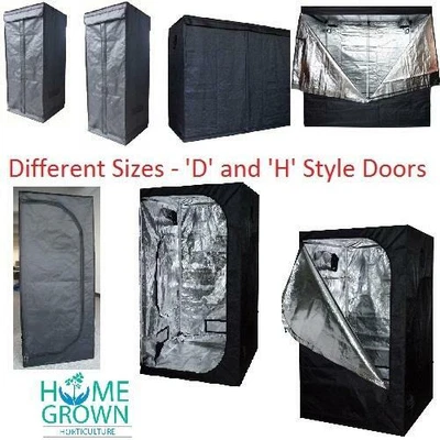 £35.90 • Buy Grow Tent Mylar Aluminium Bud Room Silver Indoor Hydrophonics Light Box Dark New