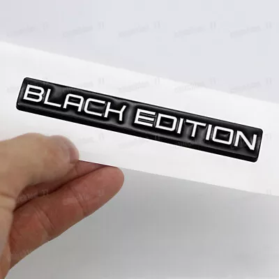 Black Edition Sticker For Car Bike Truck White Black Emblem Badge Sticker Decals • £5.94