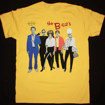The B-52's Band Men T-shirt Yellow Unisex Tee All Sizes S-5XL JJ1534 • $23.99