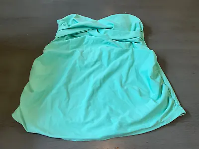 Green Strapless LIZ LANGE MATERNITY      Swimsuit Top Tankini Size  Large • $0.99