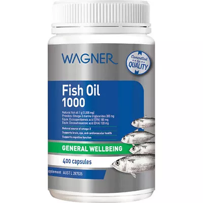 Wagner Fish Oil 1000 400 Capsules • $19.99