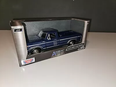 MOTORMAX 79346BL 1:24 Scale 1979 Ford F-150 Pickup Truck - Blue • $22